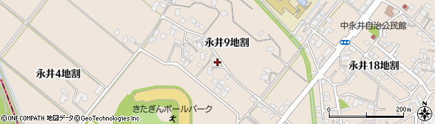 岩手県盛岡市永井９地割152周辺の地図