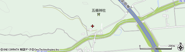 秋田県秋田市河辺北野田高屋（薬師沢）周辺の地図