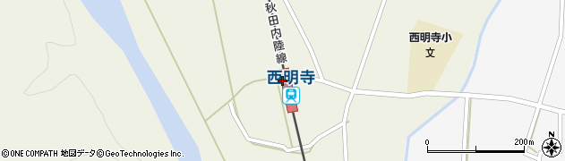 西明寺駅周辺の地図