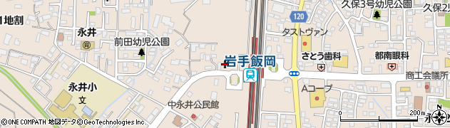 岩手県盛岡市永井１７地割周辺の地図