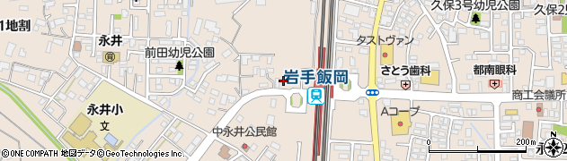 岩手県盛岡市永井（１７地割）周辺の地図