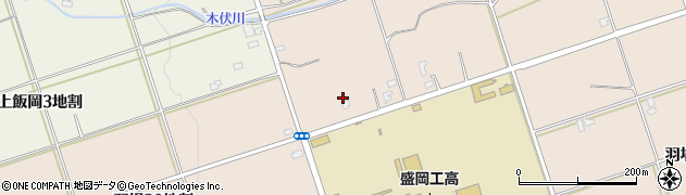 岩手県盛岡市羽場１６地割7周辺の地図