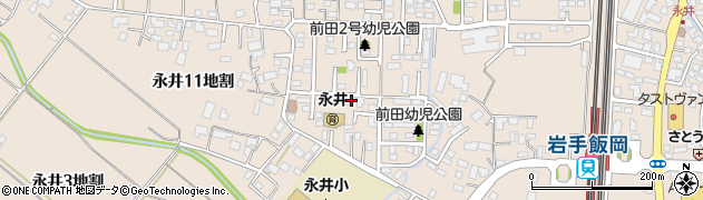 岩手県盛岡市永井１０地割周辺の地図