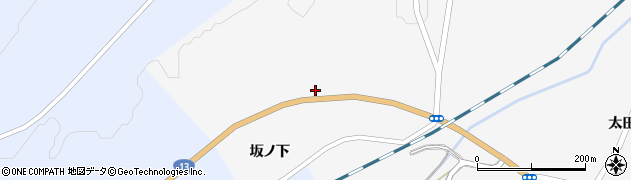 秋田県秋田市河辺神内（坂ノ下）周辺の地図