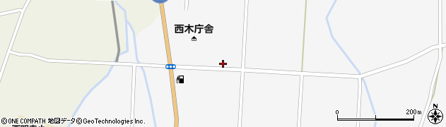 秋田県仙北市西木町上荒井古堀田111周辺の地図