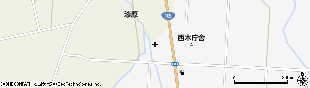秋田県仙北市西木町上荒井古堀田6周辺の地図
