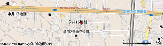 岩手県盛岡市永井（１６地割）周辺の地図