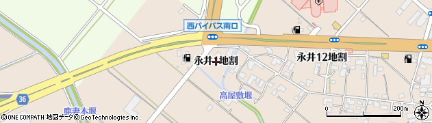 岩手県盛岡市永井（１地割）周辺の地図