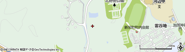 秋田県秋田市河辺北野田高屋周辺の地図