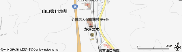 宮古介護老人保健施設 桜ヶ丘周辺の地図