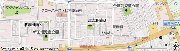 赤田児童公園周辺の地図