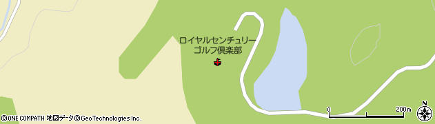 ロイヤルセンチュリーゴルフ倶楽部周辺の地図