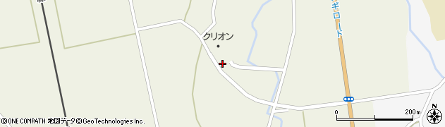 秋田県仙北市西木町門屋（屋敷田）周辺の地図