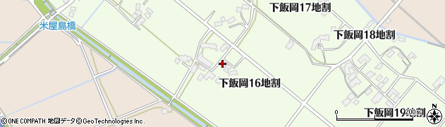 岩手県盛岡市下飯岡（１６地割）周辺の地図