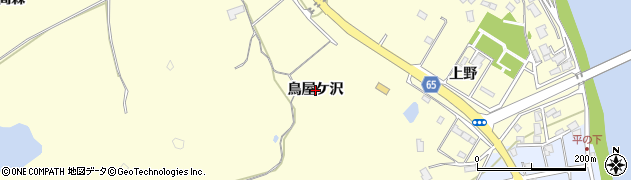 秋田県秋田市豊岩石田坂（鳥屋ケ沢）周辺の地図