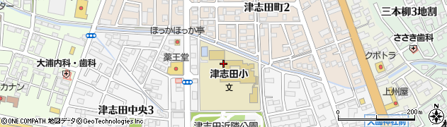 盛岡市立　津志田小学校周辺の地図