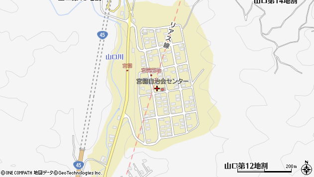 〒027-0064 岩手県宮古市宮園の地図