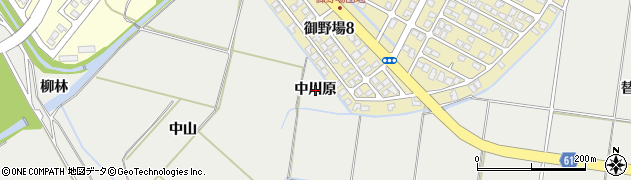秋田県秋田市四ツ小屋（中川原）周辺の地図