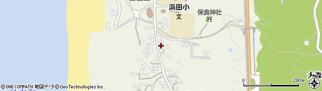 秋田県秋田市浜田自在山50周辺の地図
