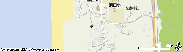 秋田県秋田市浜田自在山82周辺の地図