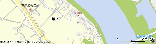 秋田県秋田市豊岩石田坂坂ノ下84周辺の地図