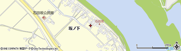 秋田県秋田市豊岩石田坂坂ノ下87周辺の地図