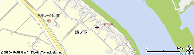秋田県秋田市豊岩石田坂坂ノ下75周辺の地図