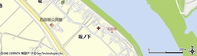 秋田県秋田市豊岩石田坂坂ノ下74周辺の地図