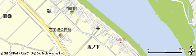 秋田県秋田市豊岩石田坂坂ノ下31周辺の地図