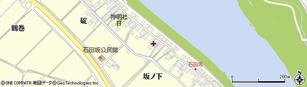 秋田県秋田市豊岩石田坂坂ノ下32周辺の地図