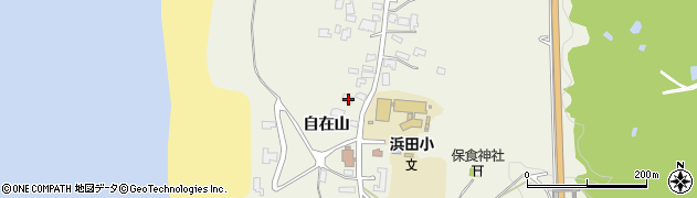 秋田県秋田市浜田自在山56周辺の地図