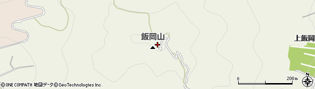 飯岡山周辺の地図