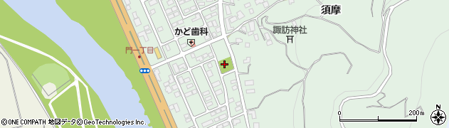 門堀郷児童公園周辺の地図