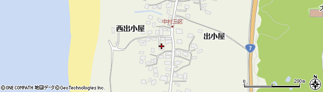 秋田県秋田市浜田西出小屋37周辺の地図