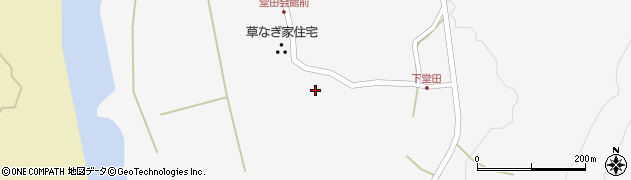 秋田県仙北市田沢湖生保内（下堂田）周辺の地図