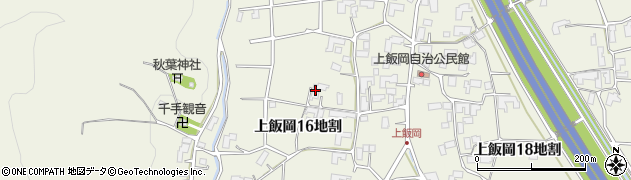 岩手県盛岡市上飯岡（１６地割）周辺の地図