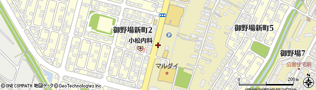 うさちゃんクリーニング仁井田本町店周辺の地図