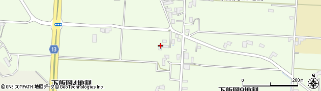 岩手県盛岡市下飯岡（３地割）周辺の地図