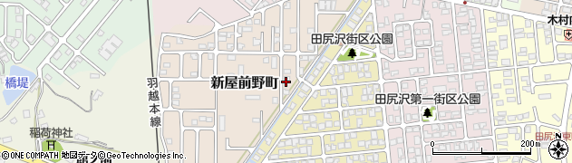 秋田県秋田市新屋前野町11周辺の地図