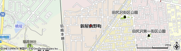 秋田県秋田市新屋前野町9周辺の地図