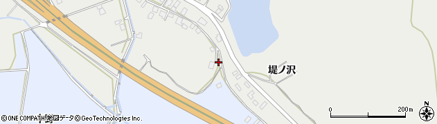 秋田県秋田市仁井田横山161周辺の地図