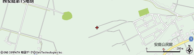 岩手県雫石町（岩手郡）西安庭（第１５地割）周辺の地図
