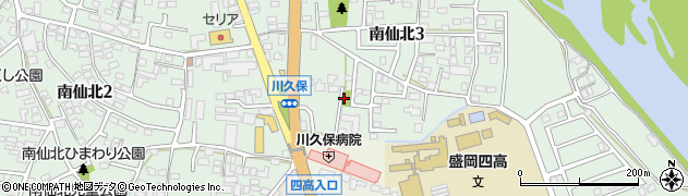 南仙北たんぽぽ公園周辺の地図
