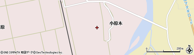 秋田県仙北市西木町小山田小原木周辺の地図