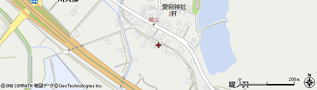 秋田県秋田市仁井田横山122周辺の地図