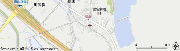 秋田県秋田市仁井田横山109周辺の地図