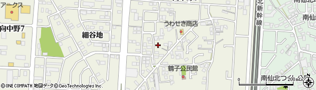 岩手県盛岡市向中野鶴子3周辺の地図
