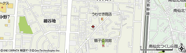 岩手県盛岡市向中野鶴子3-15周辺の地図