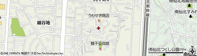 岩手県盛岡市向中野鶴子6周辺の地図