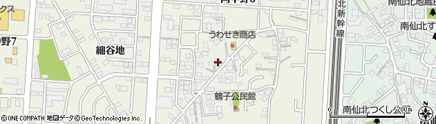 岩手県盛岡市向中野鶴子5周辺の地図
